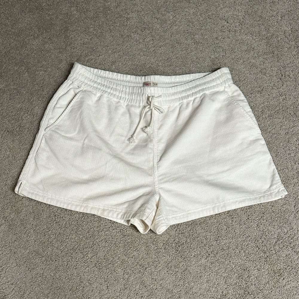Faherty - XL - Cream Cord Shorts
